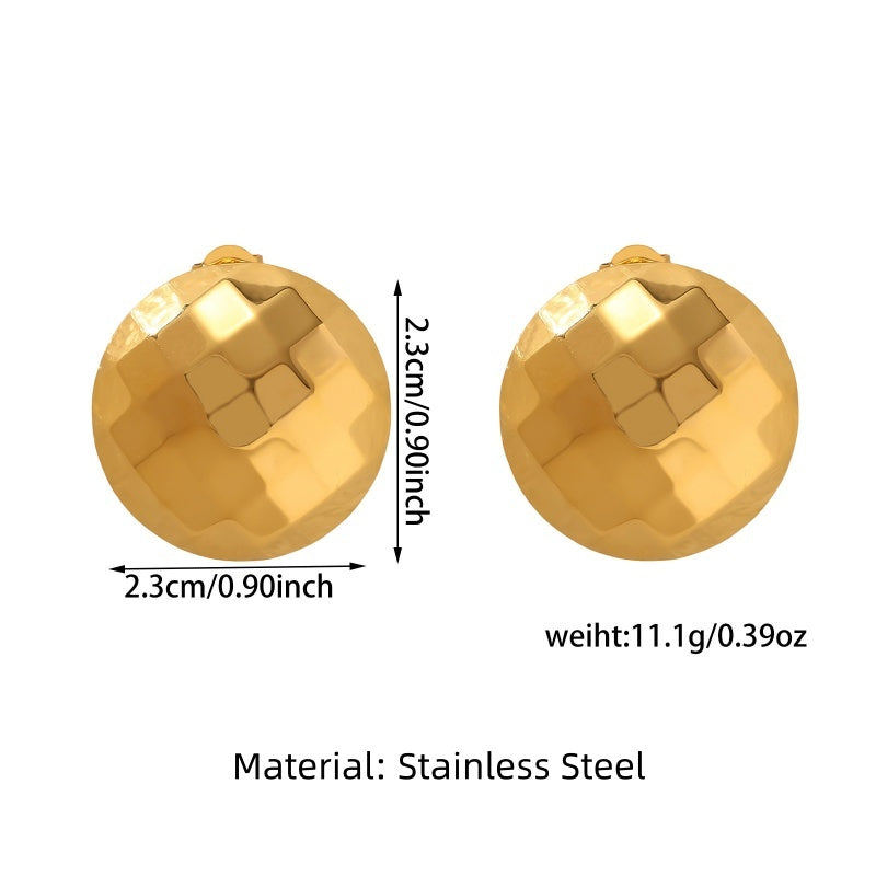 Vintage Gold Statement Earrings