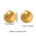 Vintage Gold Statement Earrings