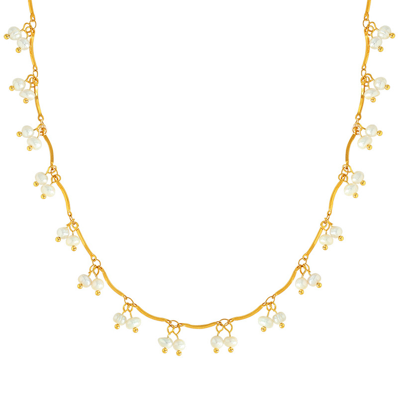 Gold Branch Pearl Bracelet