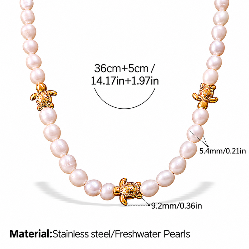 Ocean Charm Pearl Beaded Bracelet